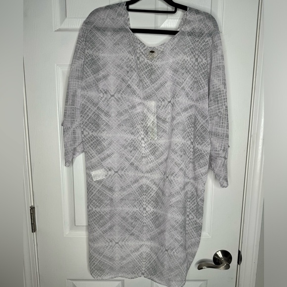 O’NEILL NWT Sheer Gray Beach‎ Cover Up Size M/L - Picture 3 of 9